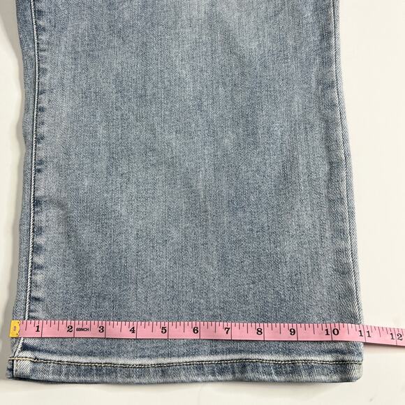 Judy Blue Mandy Wide Leg Cropped Stretch Denim Jeans Plus Size 24 - Picture 7 of 13